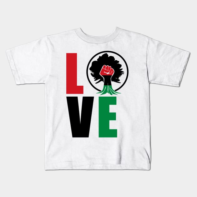 Africa Black Lives Mater Kids T-Shirt by Hashop